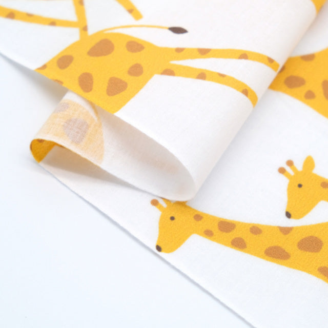 【PAWPAW DESIGN × 京都市動物園】手ぬぐい「きりん」