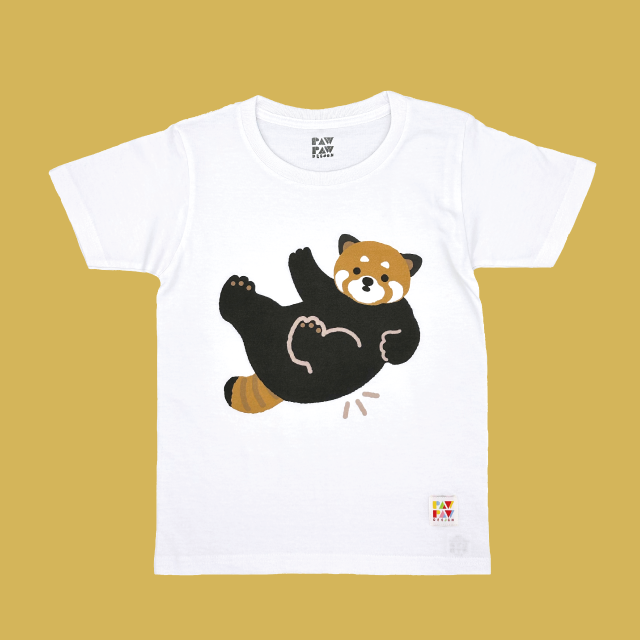 PAWPAW DESIGN × 京都市動物園】子ども用Tシャツ「うっかりレッサー