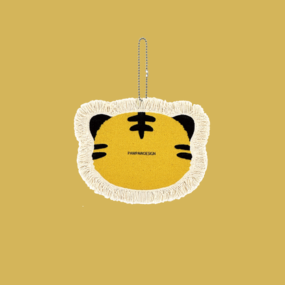 【PAWPAW DESIGN × 京都市動物園】バッグチャーム「トラ」