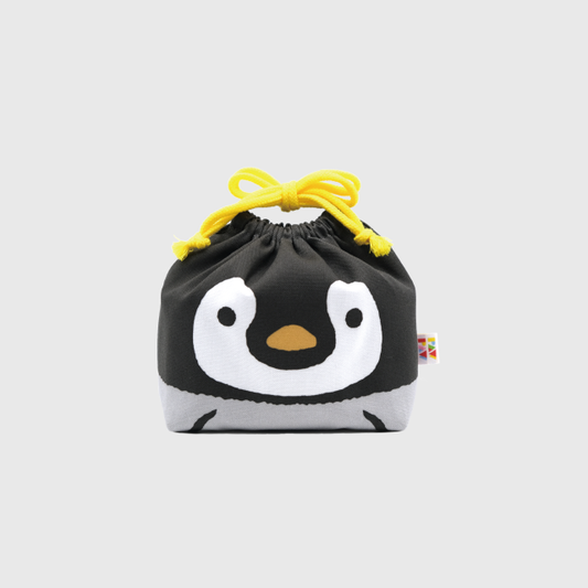 【PAWPAW DESIGN × 京都市動物園】　巾着「コウテイペンギン」